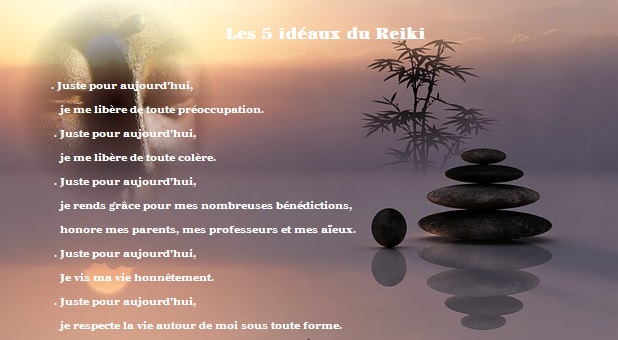 Les 5 idéaux du Reiki